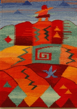 Stone Totem III 16 x 12 inches