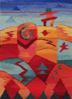 Stone Totem II 16 x 12