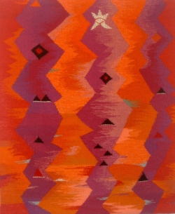 Orange Flow 18 x 24